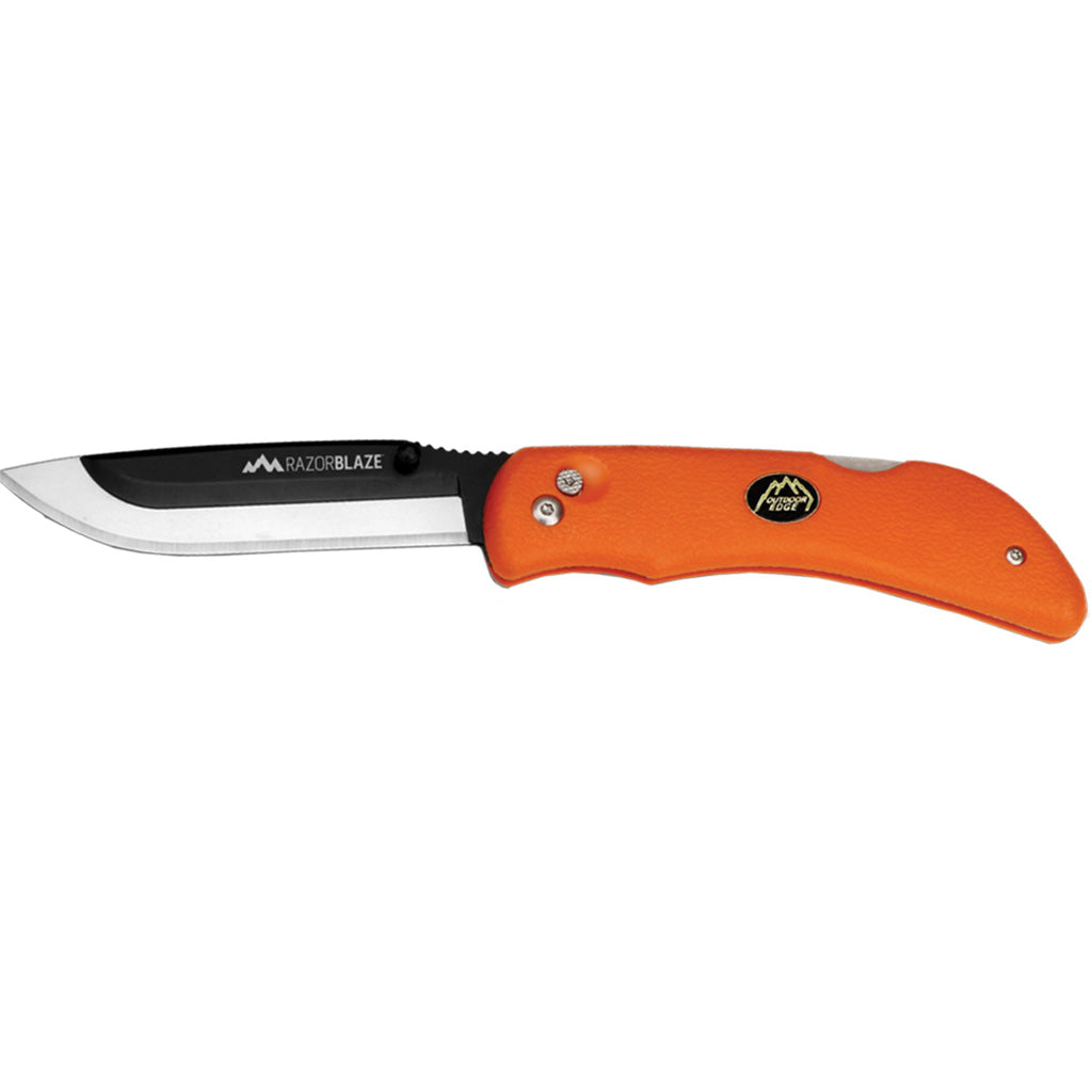 Outdoor Edge Razor Blaze Knife Orange 6 Blades Clamshell