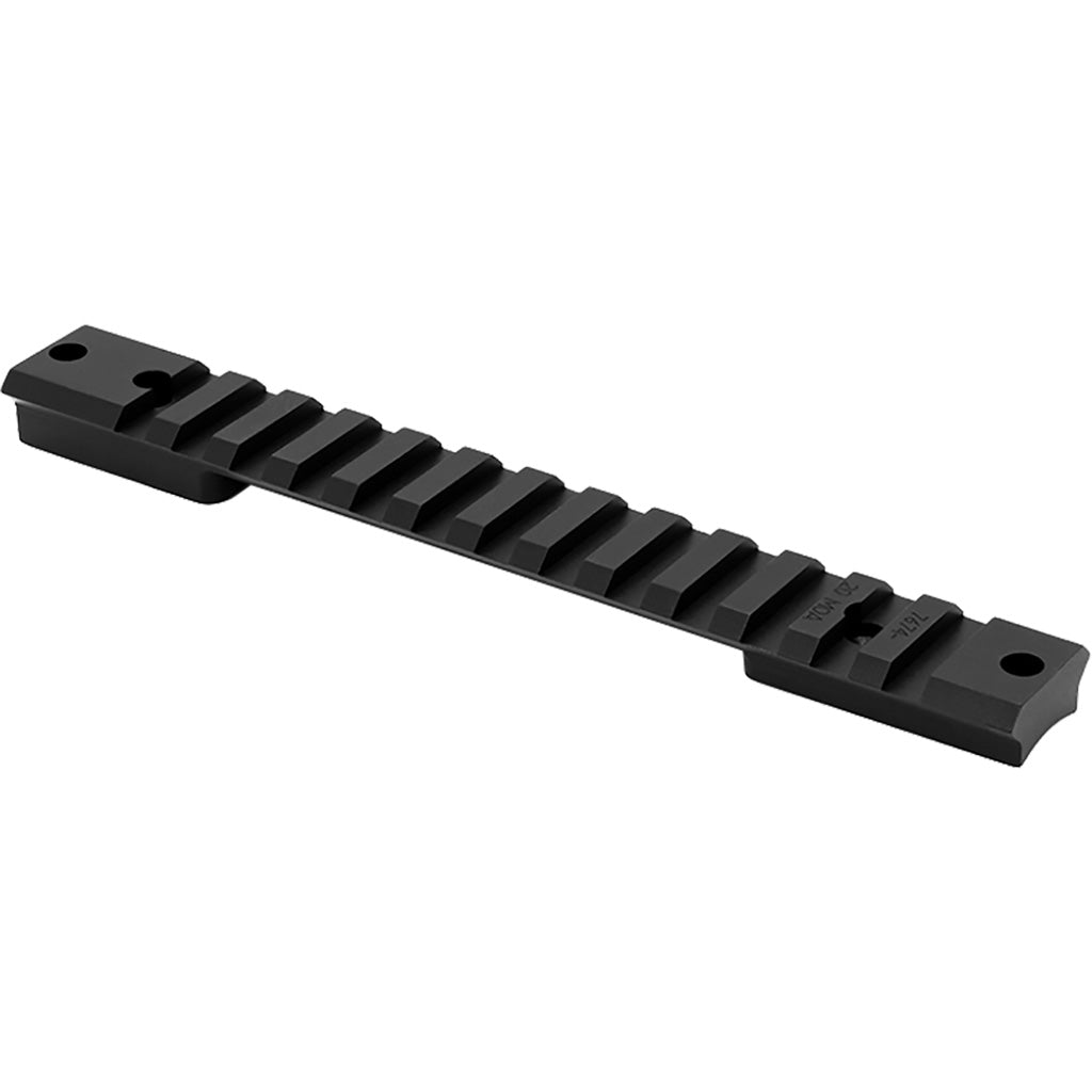 Warne Mountain Tech Tactical Rail Matte Black 20 MOA Remington Long Action