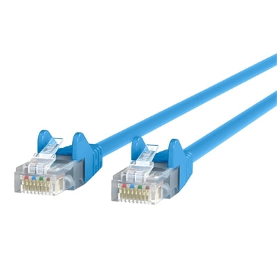 1' CAT6 Snagless Patch Blue