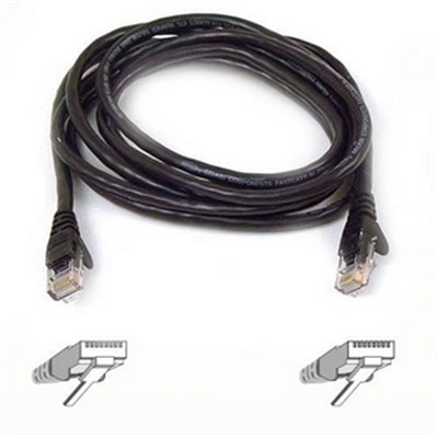 1' CAT6  Patch BLK