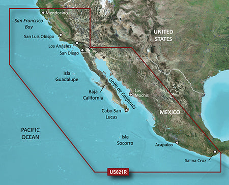 Garmin VUS021R G3 Vision CALIFORNIA-MEXICO