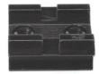 Weaver Standard Top Mount Aluminum Scope Base - Gloss Black - #43 - Remington FRONT/REAR