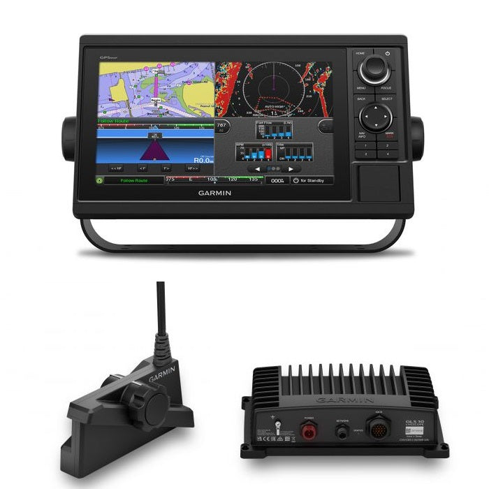 Garmin GPSMAP1022 10" Plotter LIVESCOPE Plus Bundle Worldwide Basemap