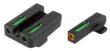 Truglo TFX Pro Tritium/Fiber-Optic Day/Night Sights Fit Springfield XD|Springfield XDM (excluding 5-1/4" Comp Series)|Springfield XDS - Orange Outline