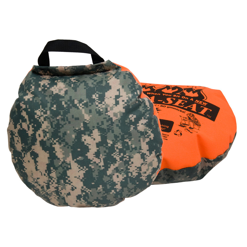 Therm-A-Seat Heat-A-Seat Camouflage/Blaze Orange 17 in.