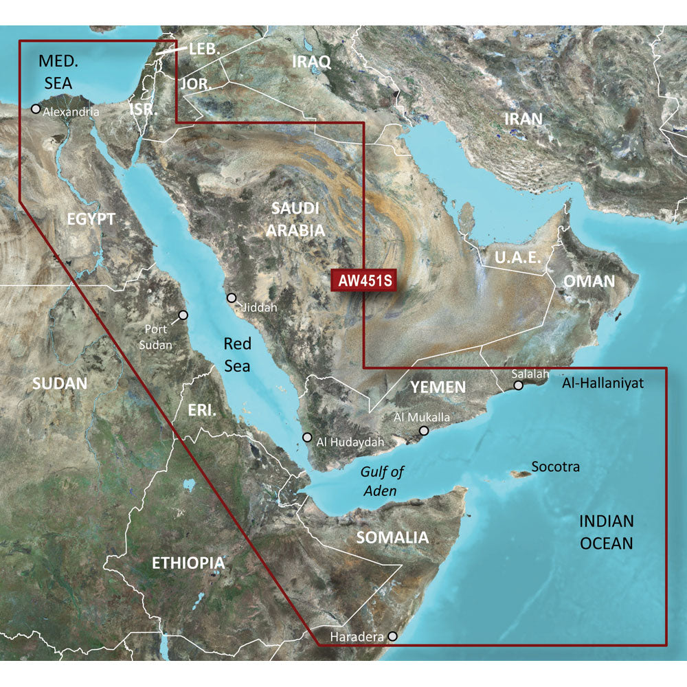 Garmin BlueChart&reg; g3 Vision&reg; HD - VAW451S - Red Sea - microSD&trade;/SD&trade;