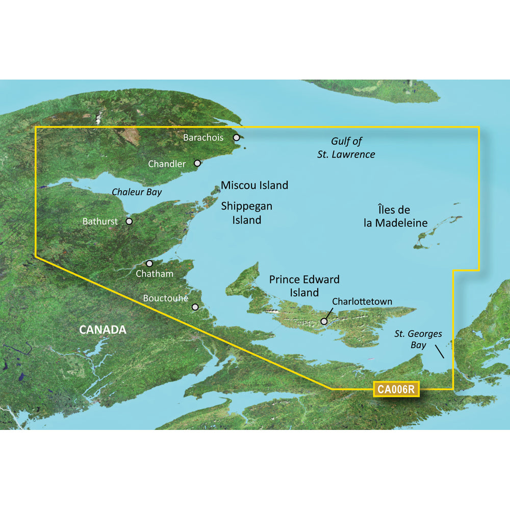 Garmin BlueChart&reg; g3 Vision&reg; HD - VCA006R - P.E.I. to Chaleur Bay - SD Card