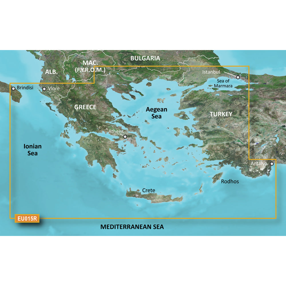 Garmin BlueChart&reg; g3 Vision&reg; HD - VEU015R - Aegean Sea &amp; Sea of Marmara - microSD&trade;/SD&trade;