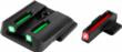 Truglo Fiber Optic Sight Set S&W M&P 380EZ - Red Front Green Rear