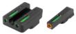 Truglo TFX Pro Tritium/Fiber-Optic Day/Night Sights Fit CZ 75 Series (Most Models) - Front Orange/Green Rear