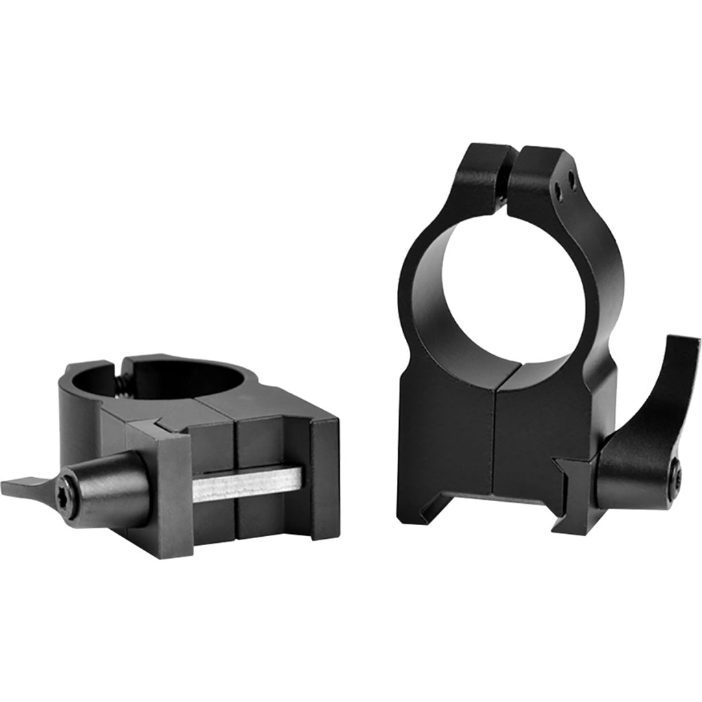 Warne Maxima Vertical Quick Detach Scope Rings Matte Black 1 in. Extra High