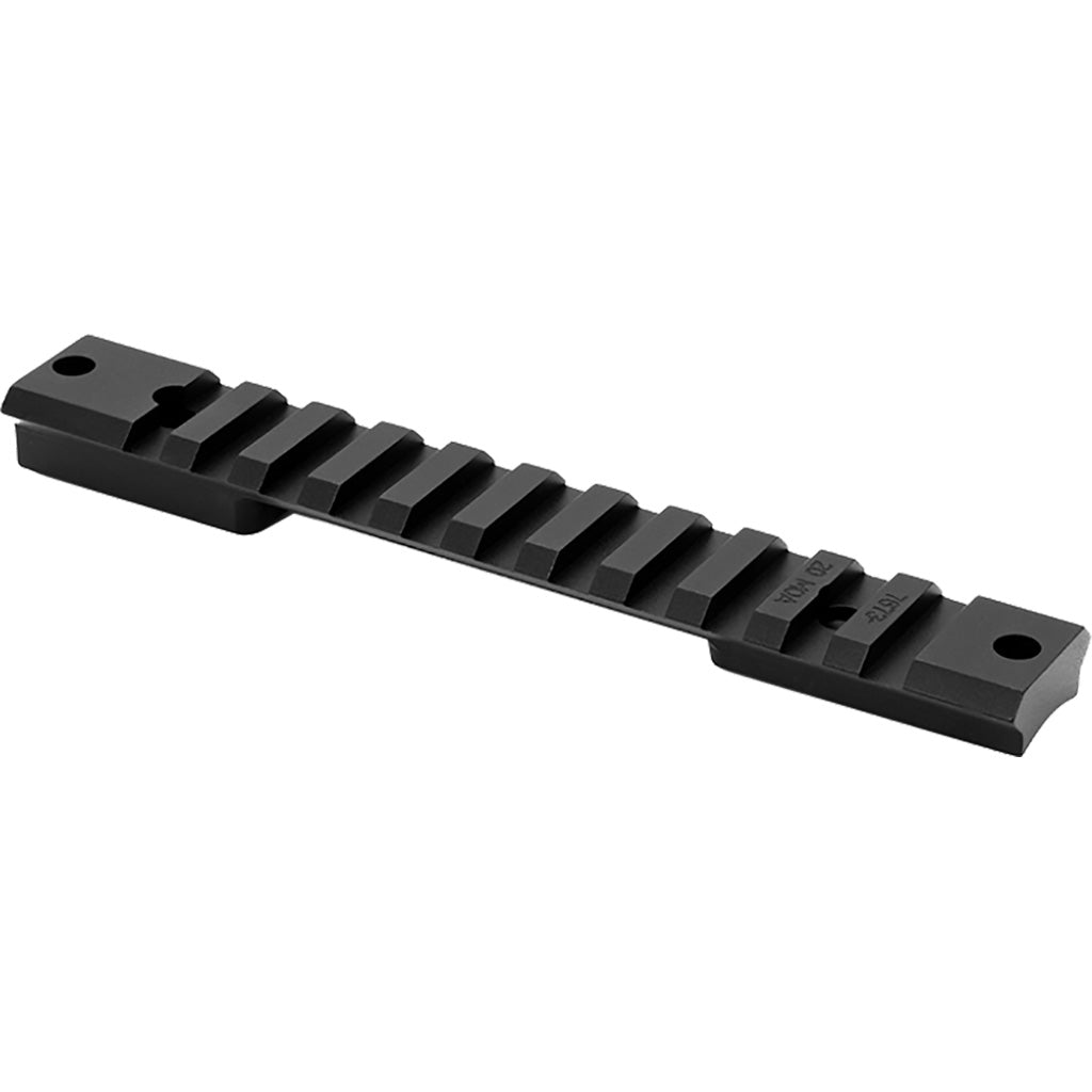 Warne Mountain Tech Tactical Rail Matte Black 20 MOA Remington Short Action