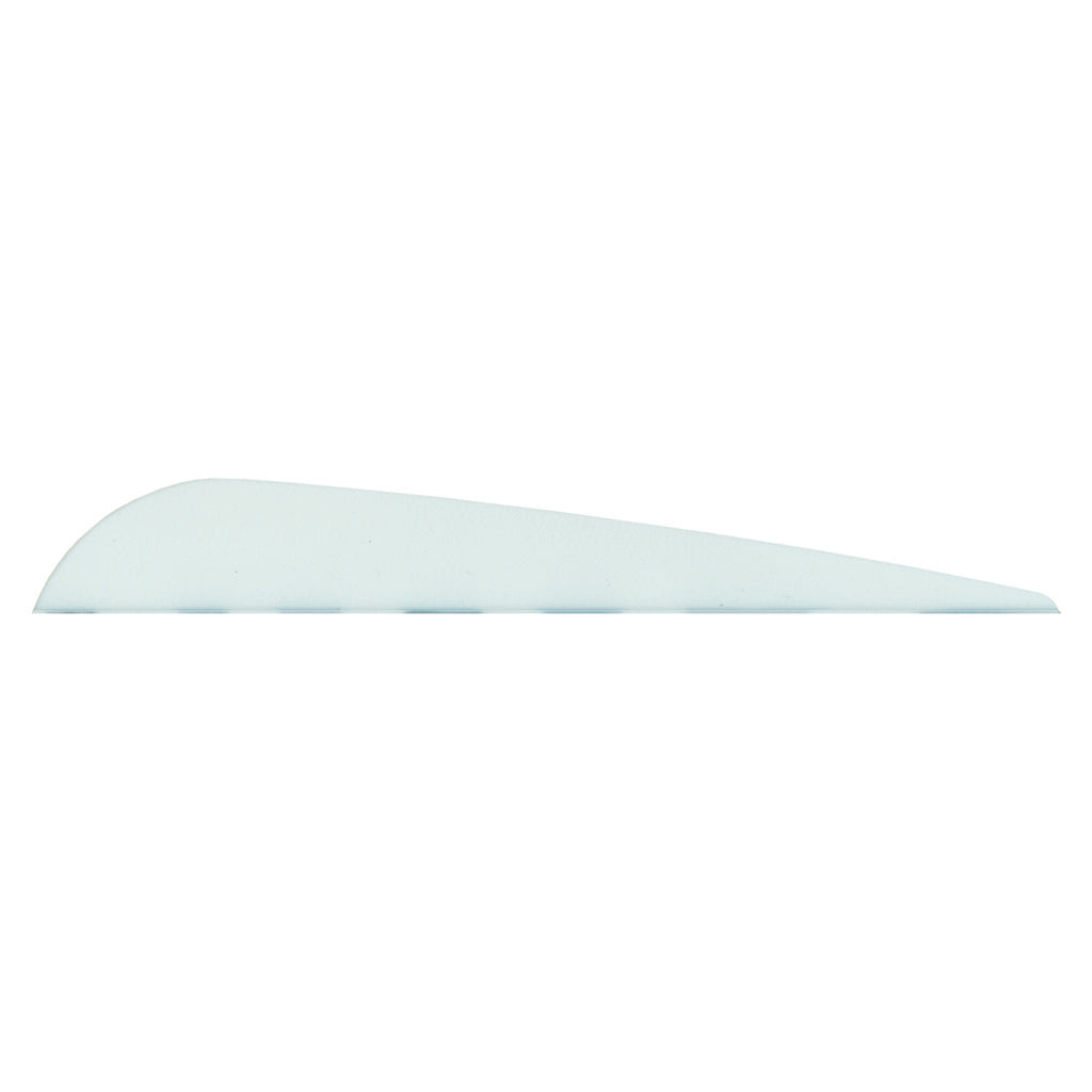 Bohning Bronco Vanes White 4 in. 100 pk.