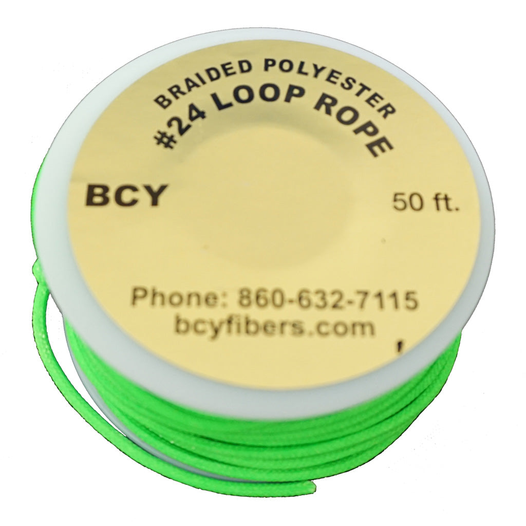 BCY 24 D-Loop Material Neon Green 50 ft.