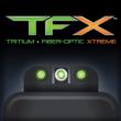 Truglo TFX Pro Tritium Fiber-Optic Day/Night Handgun Sight Fits S&W J-Frame - FRONT SIGHT ONLY - OrangeRN