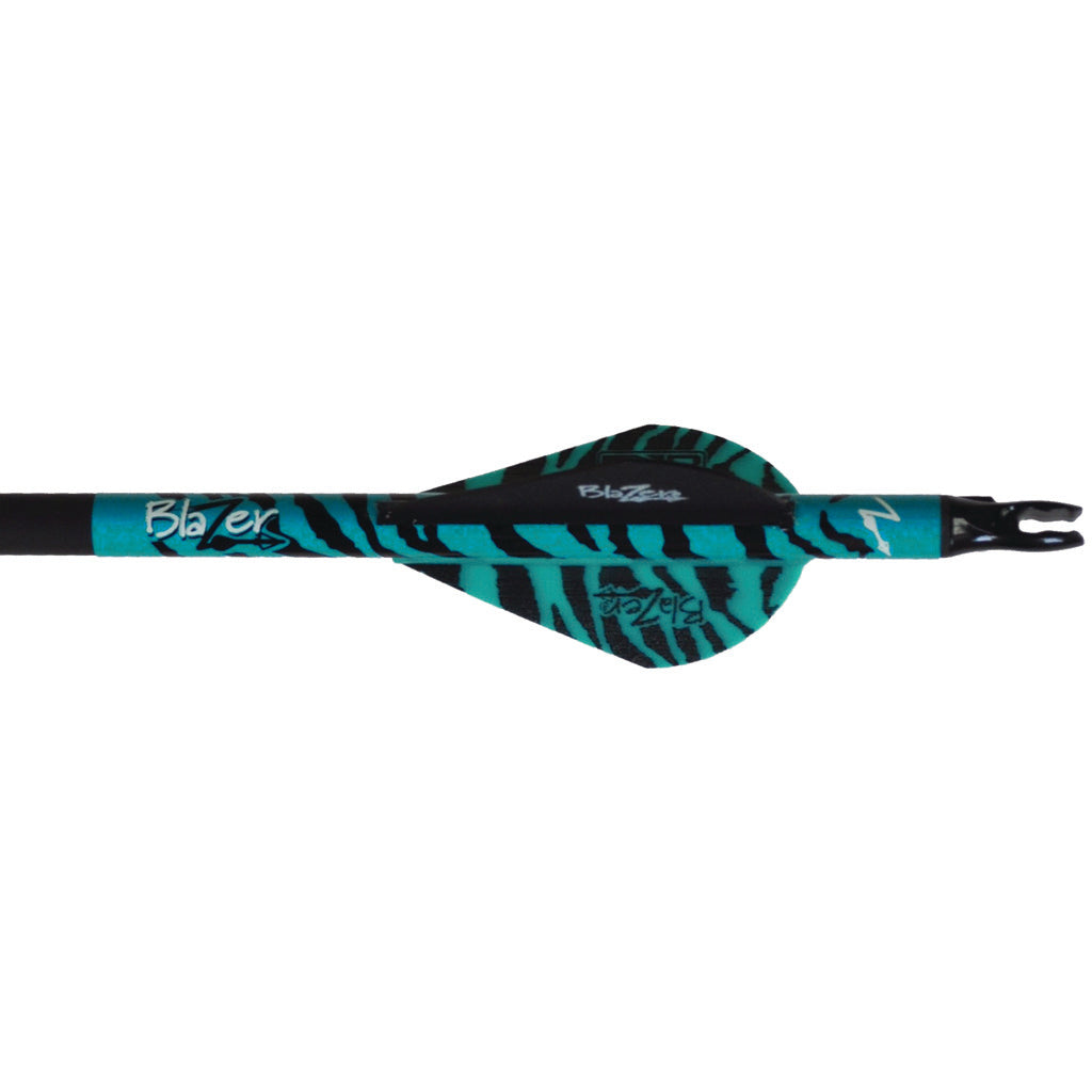 Bohning Blazer Vanes Teal Tiger 36 pk.