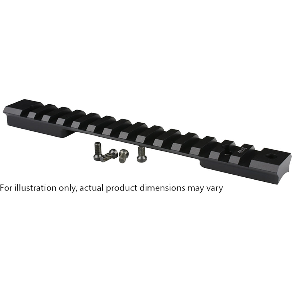 Warne Mountain Tech Tactical Rail Matte Black Savage Long Action