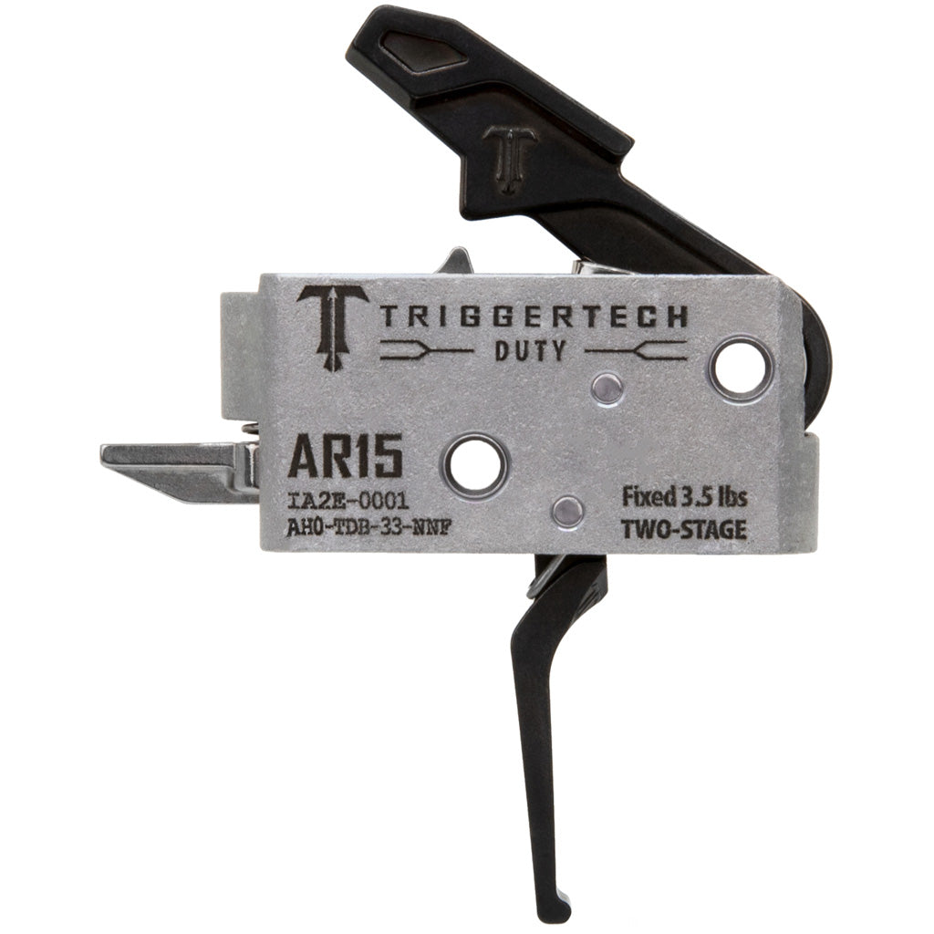 Trigger Tech AR15 Duty Two Stage Triggers Black Flat