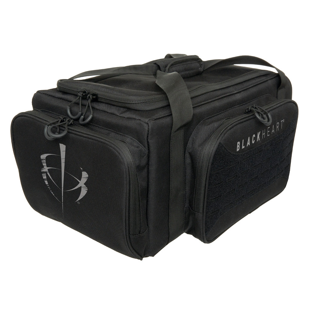 BlackHeart Impulse Range Bag with Ammo Carrier & Pistol Sleeve Black