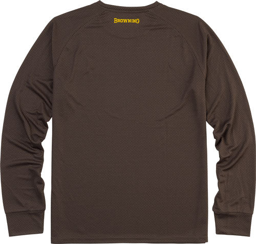 Browning Ls Tech Tee Major - Brown Large!