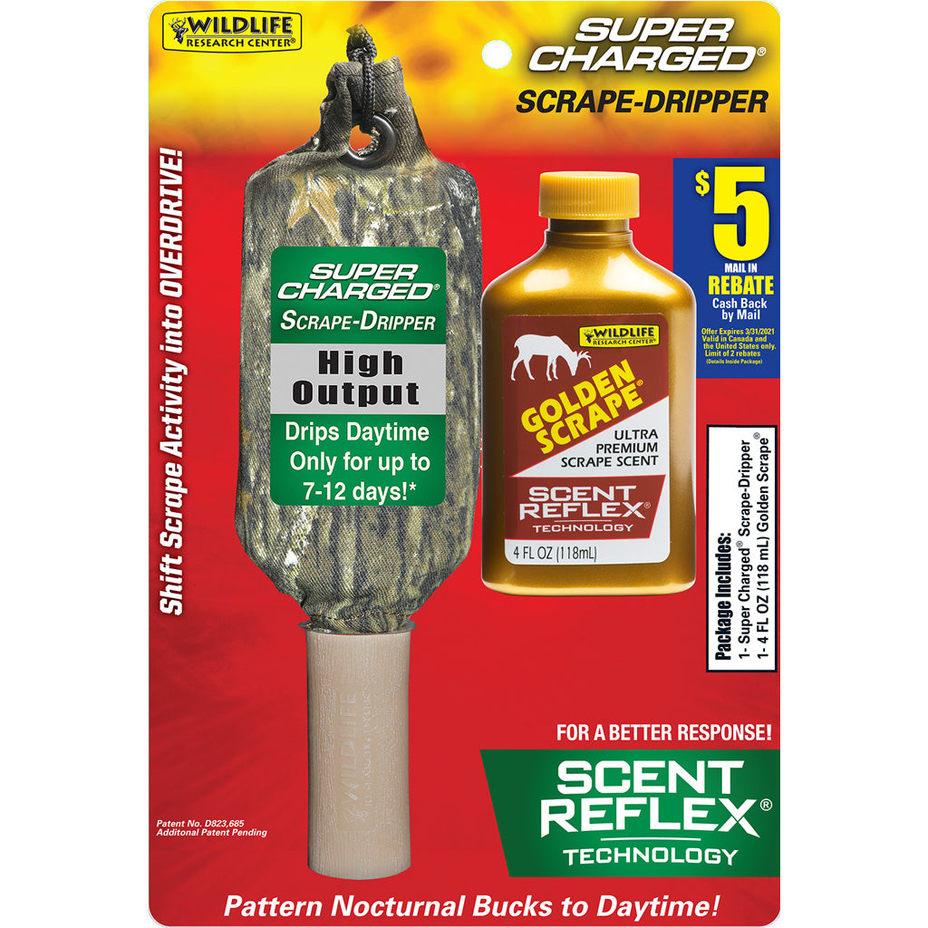 Wildlife Research Golden Scrape Scent Dripper Combo 4 oz.