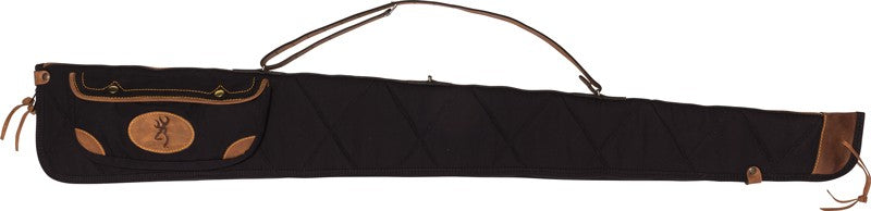 Browning Lona Canvas Gun Case - 52" Black/brown Trim W/sling