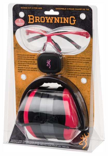 Browning Range Kit Eye/hearing - Protection For Her<