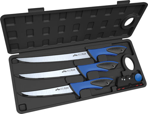 Outdoor Edge Reel Flex Pak 5 - Piece Set W/3 Fillet Knives