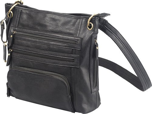 Bulldog Concealed Carry Purse - Large Cross Body Black<<