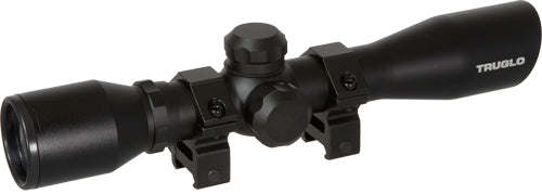 Truglo Scope 4x32mm Shotgun/ - Rimfire Diamond Retcl Black