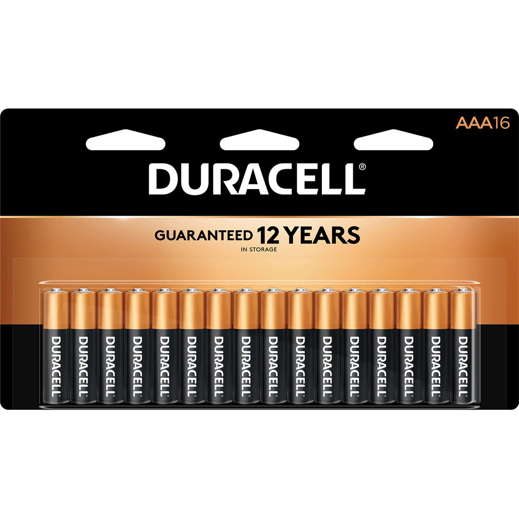 Duracell Coppertop Batteries AAA 16 pk.