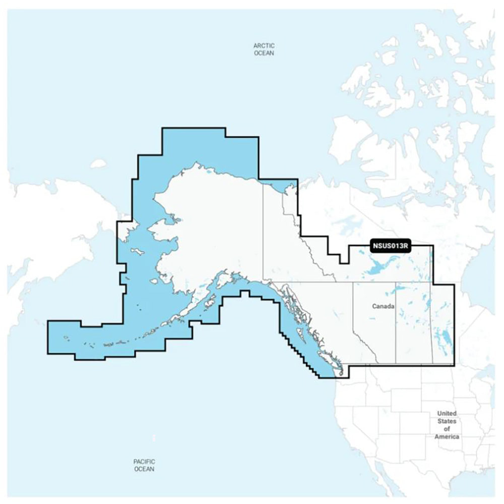 Garmin Navionics+&trade; NSUS013R Canada, West &amp; Alaska