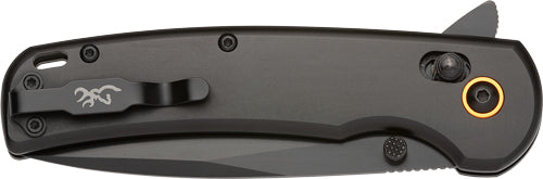 Browning Knife Buckmark - Crossbar 3.5" Black D2*