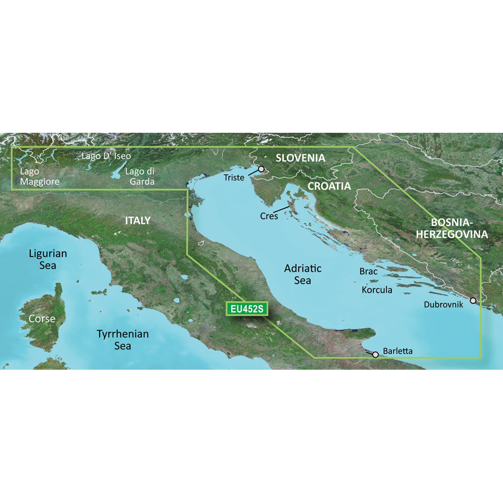 Garmin BlueChart&reg; g3 Vision&reg; HD - VEU452S - Adriatic Sea, North Coast - microSD&trade;/SD&trade;