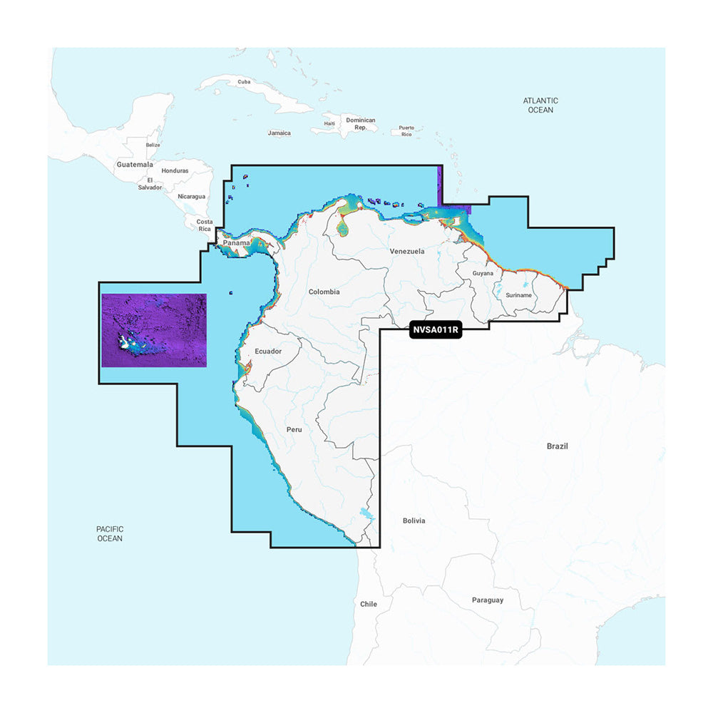 Garmin Navionics Vision+&trade; NVSA011R South America (North)