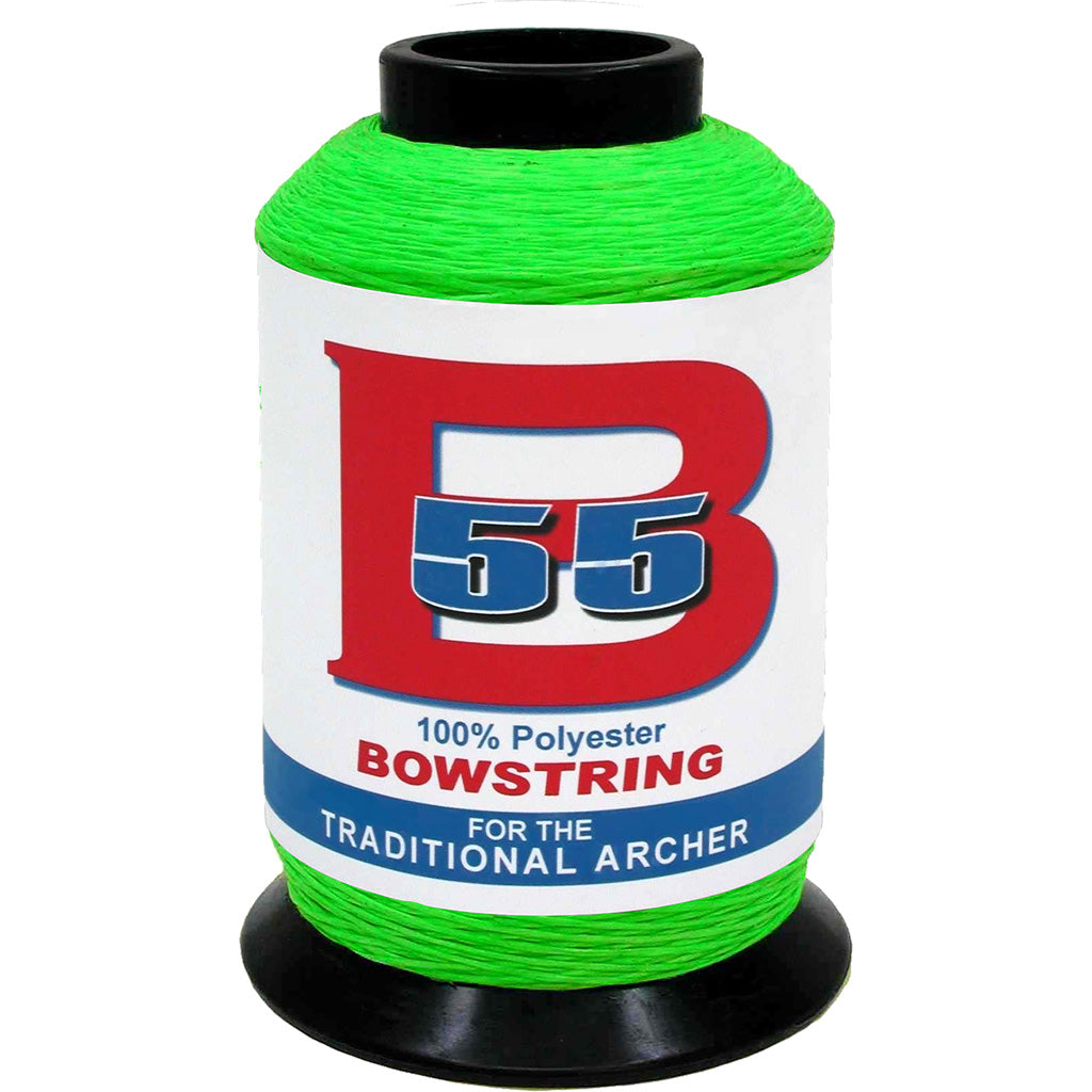 BCY B55 Bowstring Material Fluorescent Green 1/4 lb.