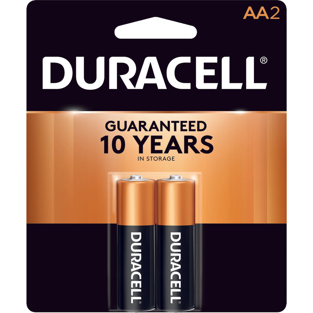 Duracell Coppertop Batteries AA 2 pk.