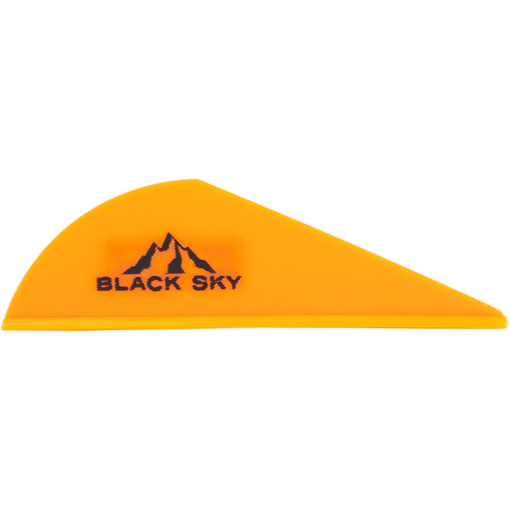 Bohning Black Sky Vane 2 in. Neon Orange 100 pk.