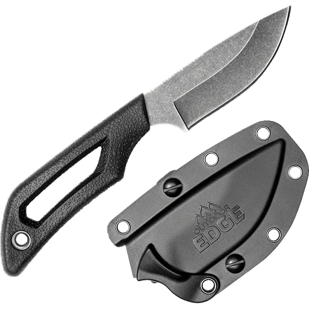 Outdoor Edge Pivot Drop Point Black