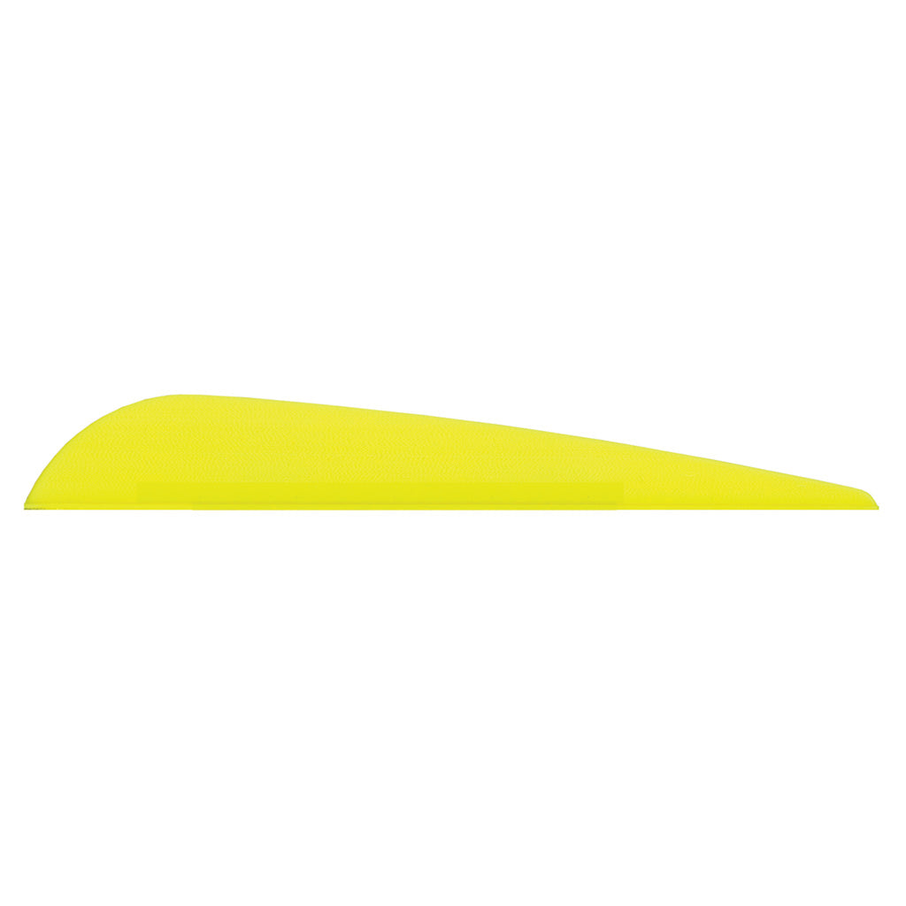 Bohning Bronco Vanes Neon Yellow 4 in. 100 pk.