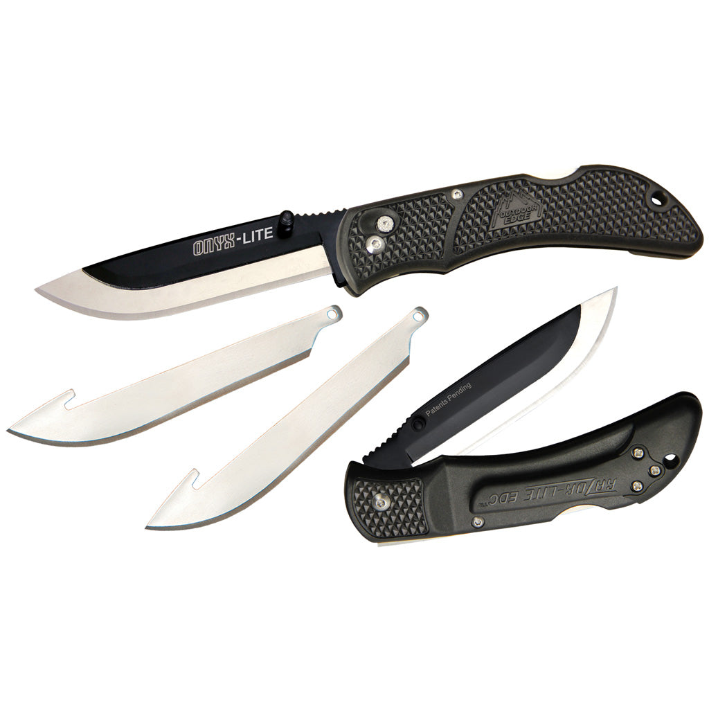 Outdoor Edge Onyx-Lite Knife Black