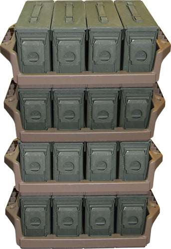 Mtm Ammo Can Tray For 4 .30cal - Metal Ammo Cans Flat Dark Erth