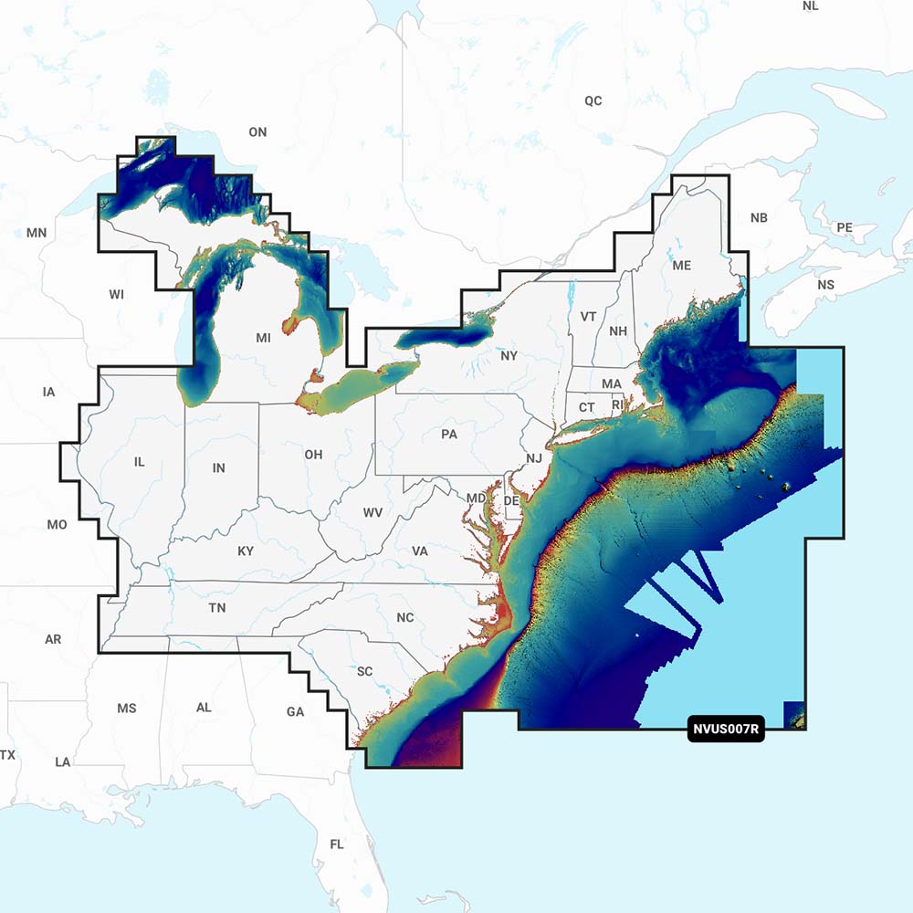 Garmin Navionics Vision+&trade; NVUS007R U.S. East