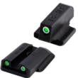 Truglo Tritium Pro Night Sights Fit Ruger LC9 LC9s LC380 - White Outline Front/Rear Green