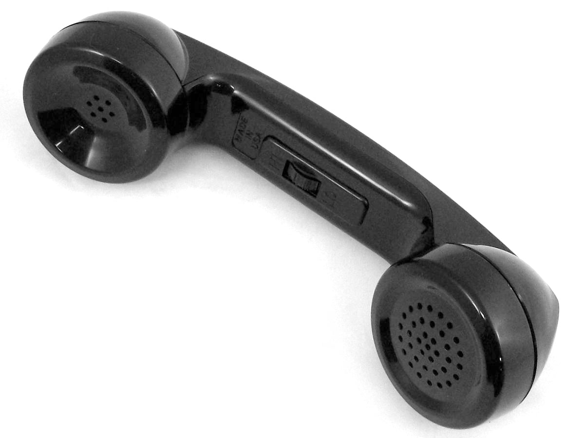 006500-vm2-pak Repl. Handset - Black