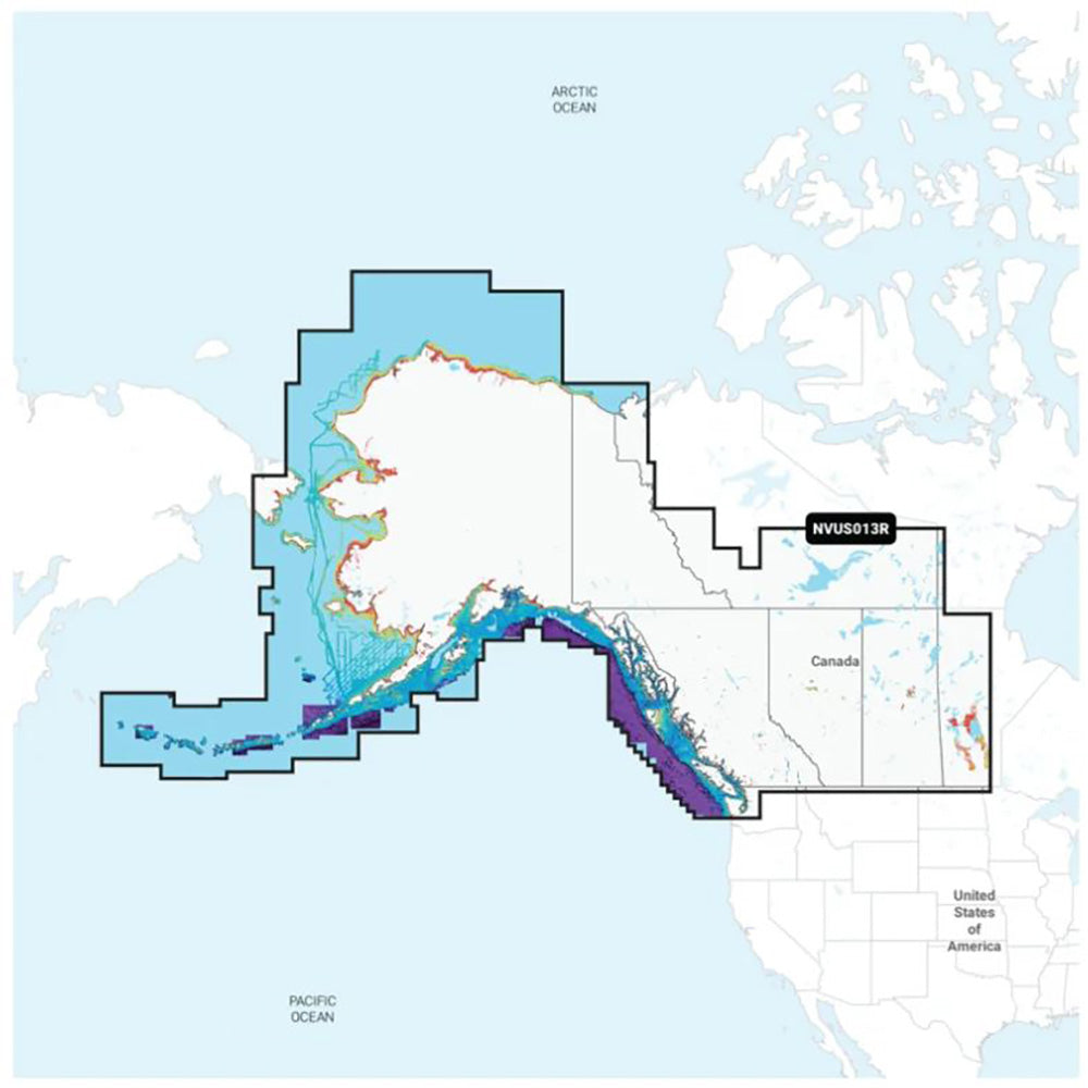 Garmin Navionics Vision+&trade; NVUS013R Canada, West &amp; Alaska