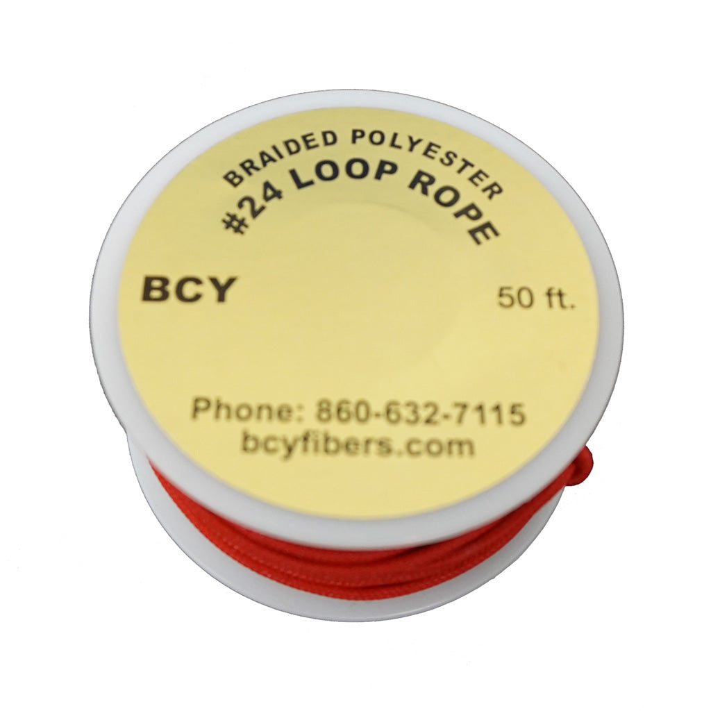 BCY 24 D-Loop Material Red 50 ft.