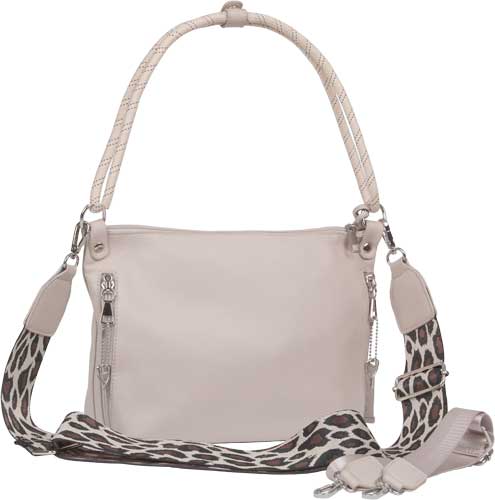 Bulldog Concealed Carry Purse - Conv Hobo/crossbody White/zeb<