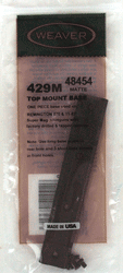 Weaver Base Top Mount #429m - 1pc Remington 870 Matte