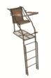 Millennium 21' Ladder Stand W Double-Size Platform & Safe-Link 35' Safety Line - MOTOR FREIGHT ONLY